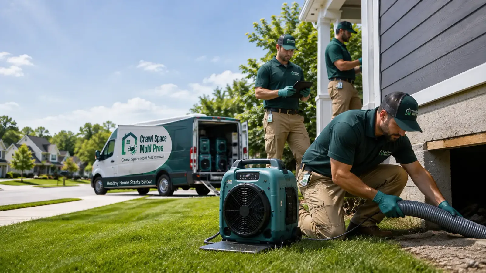 Crawl Space Mold Removal in Pittsfield, PA